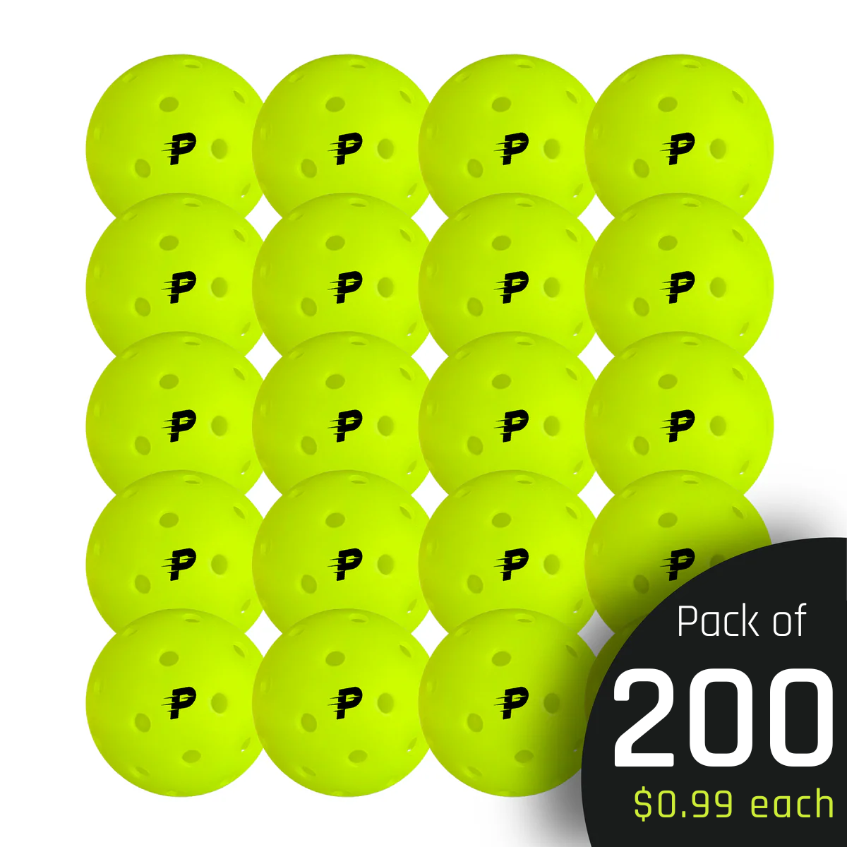 P-FORTY Performance Pickleball — $0.99 Each